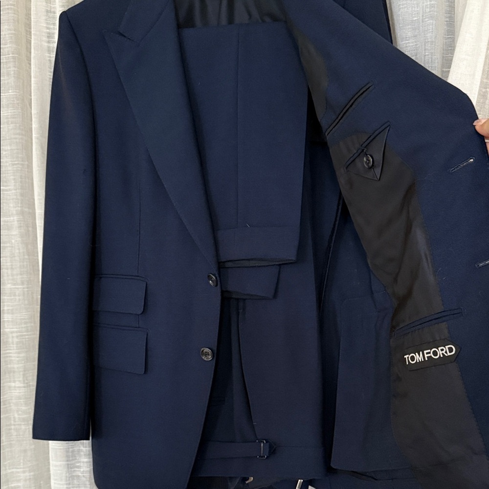 Tom Ford “Shelton” 2 Piece Deep Blue Men's Suit